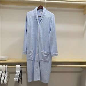 Eileen West Light Blue Textured Women's Robe